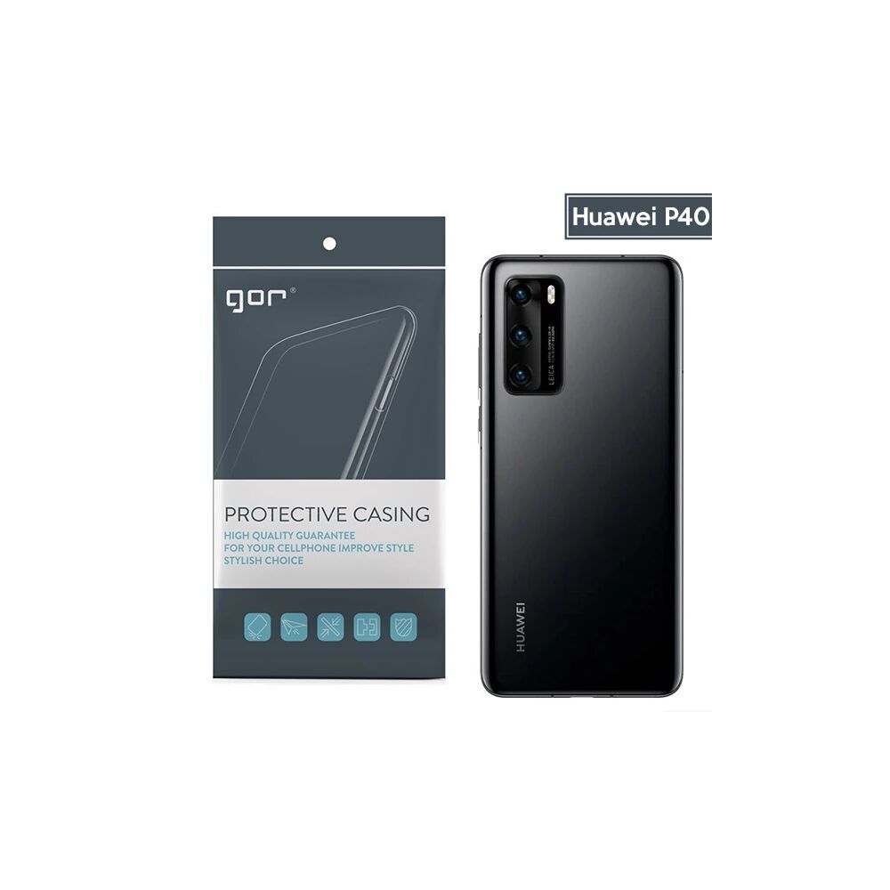 GOR Huawei P40 Kamera Korumalı Ultra Slim Silikon Kılıf
