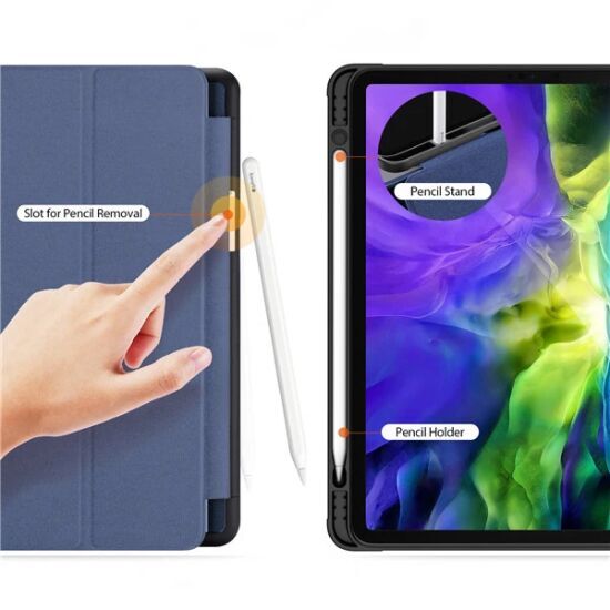 DUX DUCİS iPad Pro 12.9 (2021-2020-2018 )Kılıf Kalem Yerli Soft Tpu Mı