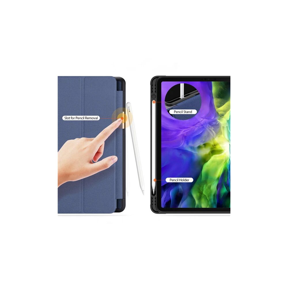 DUX DUCİS iPad Pro 12.9 (2021-2020-2018 )Kılıf Kalem Yerli Soft Tpu Mı