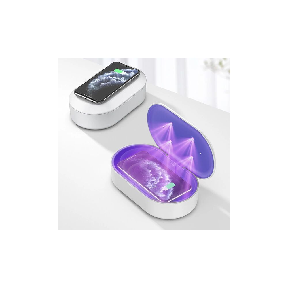 ALLY 15W Hızlı Kablosuz Wireless Şarj+Ultraviyole Sterilizer- Uv box