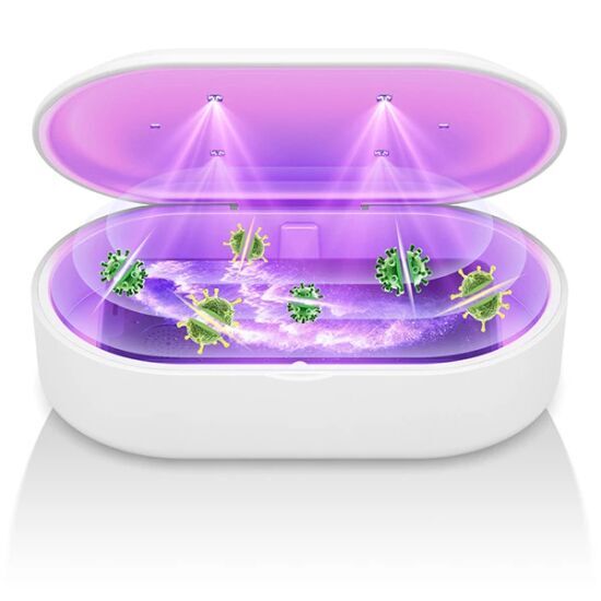 ALLY 15W Hızlı Kablosuz Wireless Şarj+Ultraviyole Sterilizer- Uv box