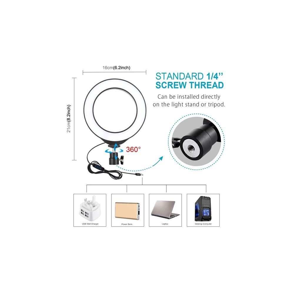 PULUZ 1.1M Çift Telefon tutucu 6.2CM Led Işık Stand YoutuberCanlı Yayı