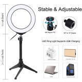 PULUZ 6.2CM PKT3032 Led Işık 16cm Stand YoutuberCanlı Yayın Selfie Tik