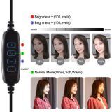 PULUZ 6.2CM PKT3032 Led Işık 16cm Stand YoutuberCanlı Yayın Selfie Tik