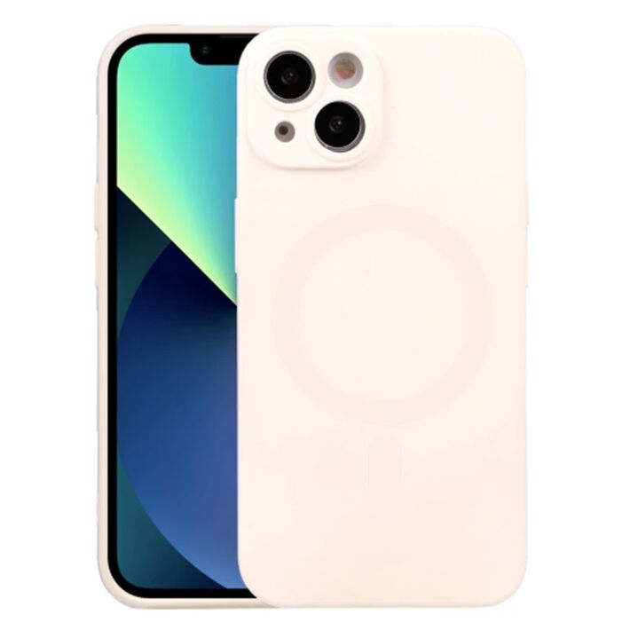 ALLY iPhone 14 Plus 6.7inç Liquid Silica Magsafe Uyumlu Silikon Kılıf