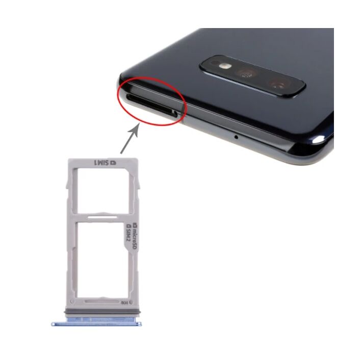 SM Galaxy S10+/S10/S10e Sim Kart Kapağı Tutucu Sim Yuvası (2SİM)