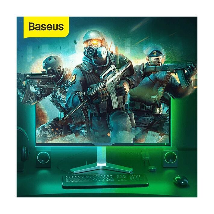 BASEUS Game Light RGB 5050 Esnek Oyuncu Pc LED Şerit Işık 5W15 m