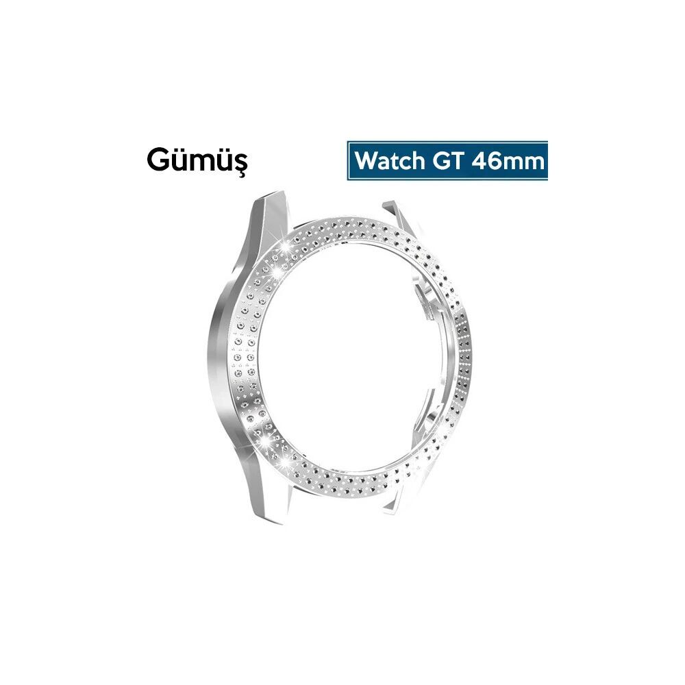 ALLY Huawei GT2 46mm Diamond Taş İşlemeli Bumper Kılıf