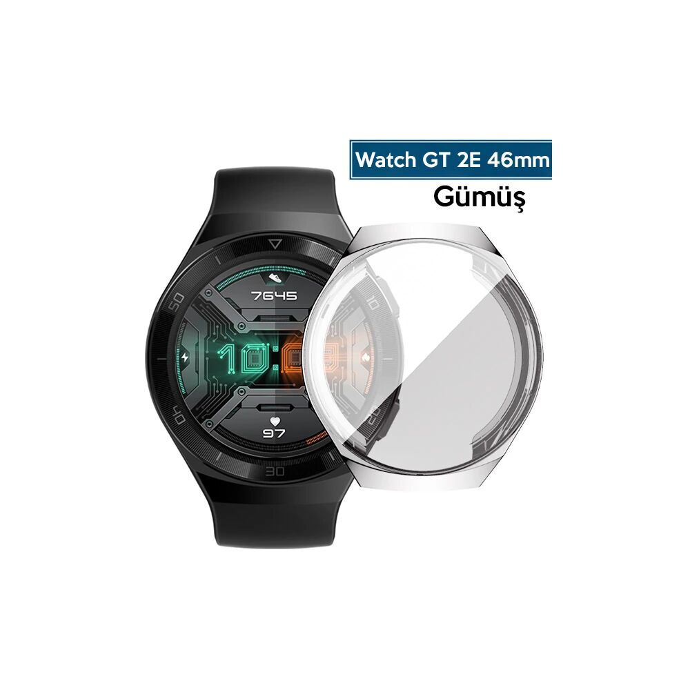 Ally Huawei Watch GT2E 46mm 360 Koruma Ultra İnce Silikon Kılıf