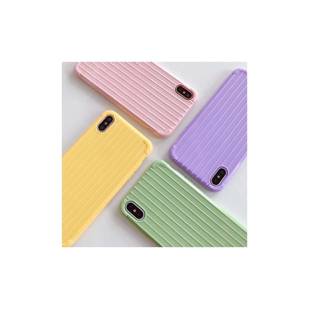 Ally iPhone XS İPhone X Trunk Lines ince Soft Silikon Kılıf