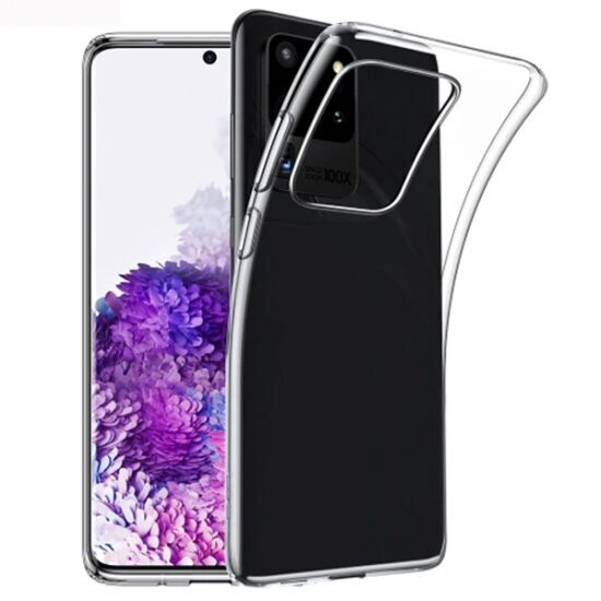 Ally Samsung Galaxy S20 Ultra Kamera Korumalı Silikon Kılıf