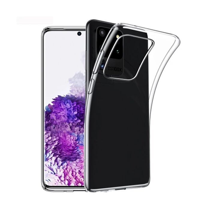 Ally Samsung Galaxy S20 Ultra Kamera Korumalı Silikon Kılıf