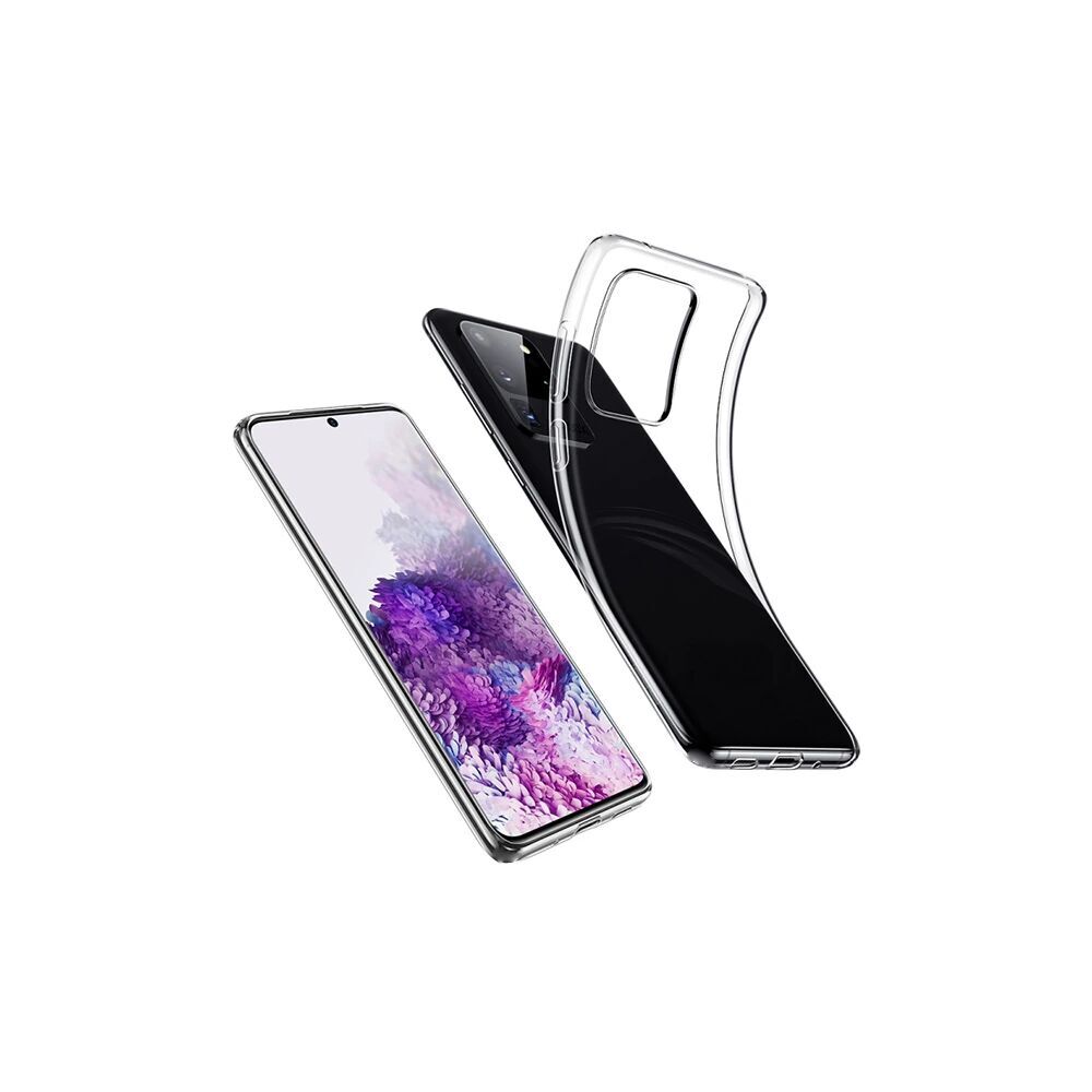 Ally Samsung Galaxy S20 Ultra Kamera Korumalı Silikon Kılıf