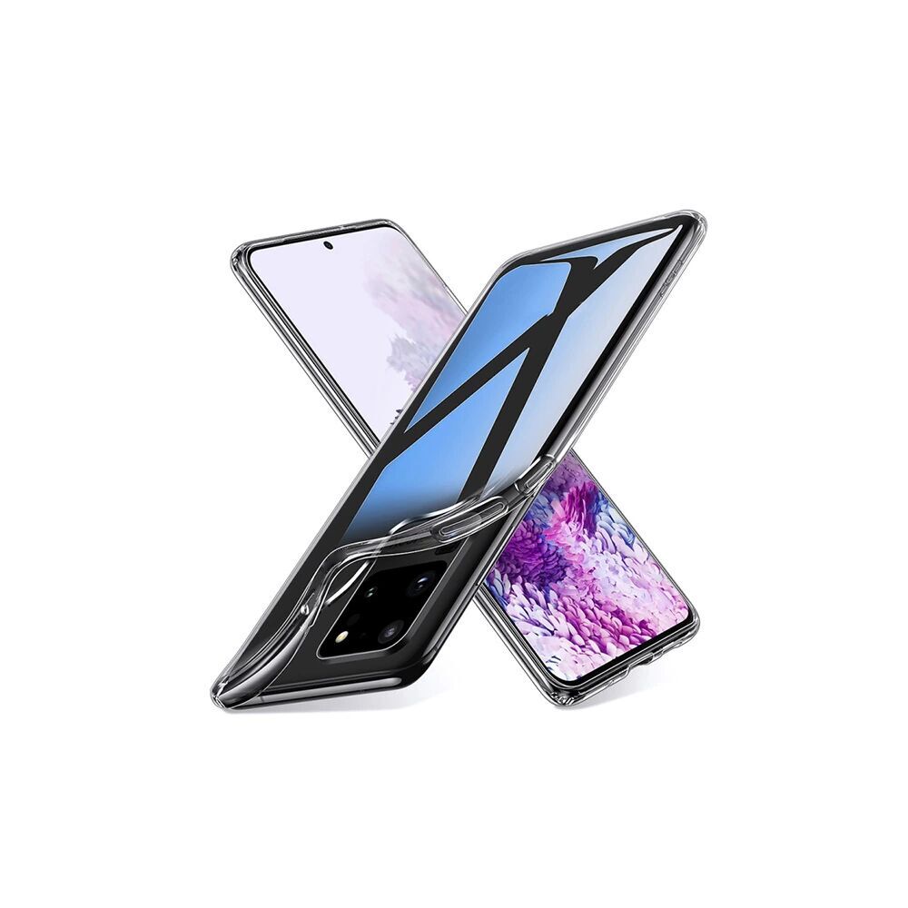 Ally Samsung Galaxy S20 Ultra Kamera Korumalı Silikon Kılıf