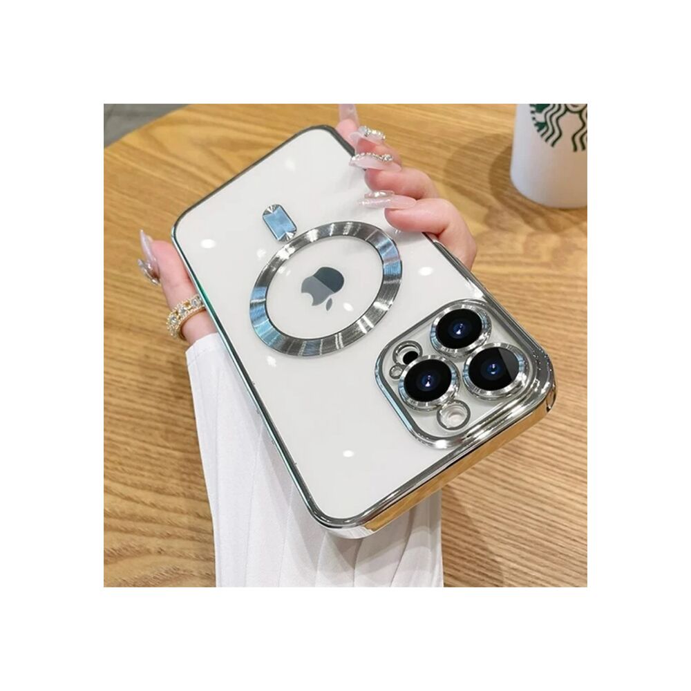 ALLY iPhone 12 Pro 6.1inç Renkli Kenar Lazer Çerçeveli Magsafe Uyumlu 