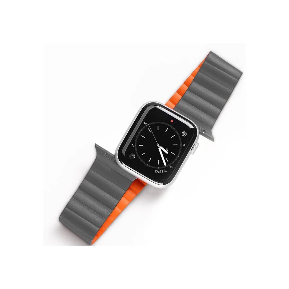 DUX DUCIS Apple Watch 42/44/45MM için Manyetik Zincir Versiyon PU Deri