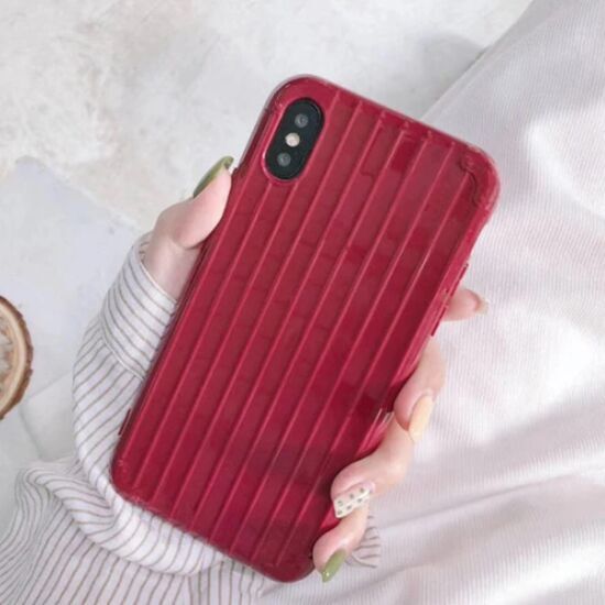 Ally İPhone Xs Max 6.5 İnch Trunk Lines ince Soft Silikon Kılıf
