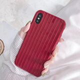 Ally İPhone Xs Max 6.5 İnch Trunk Lines ince Soft Silikon Kılıf