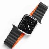 DUX DUCIS Apple Watch 42/44/45MM için Manyetik Zincir Versiyon PU Deri