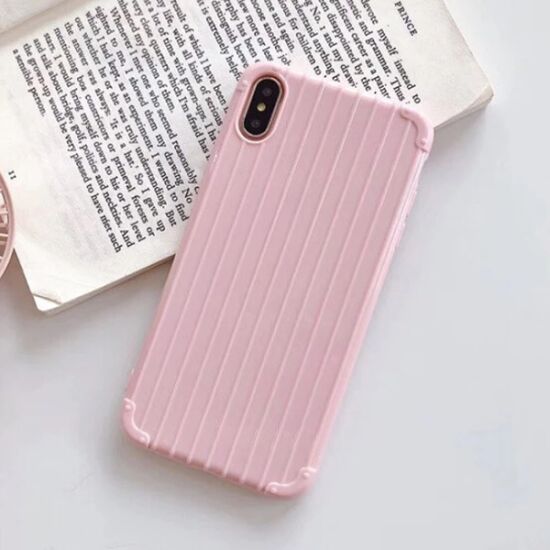 Ally İPhone Xs Max 6.5 İnch Trunk Lines ince Soft Silikon Kılıf
