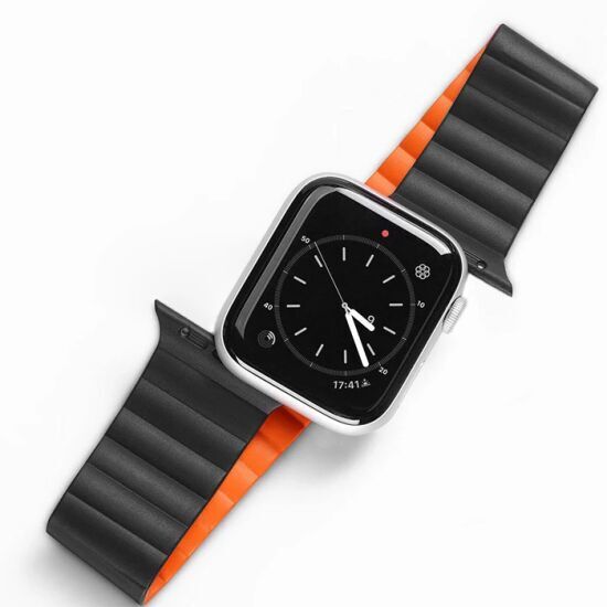 DUX DUCIS Apple Watch 38/40/41MM için Manyetik Zincir Versiyon PU Deri