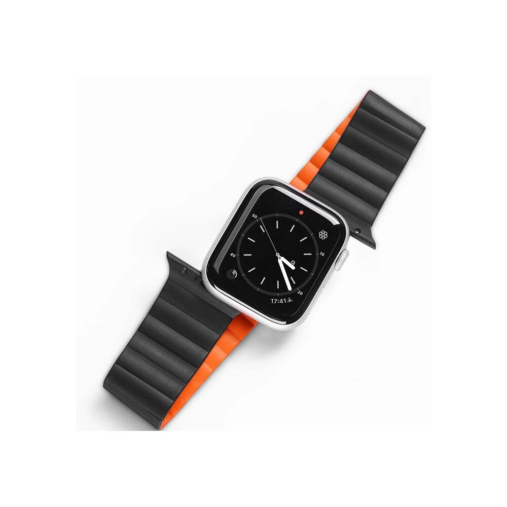 DUX DUCIS Apple Watch 38/40/41MM için Manyetik Zincir Versiyon PU Deri