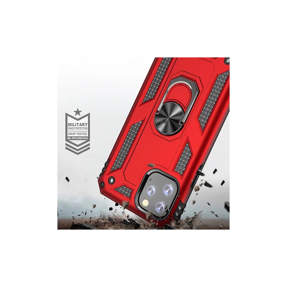 Ally iPhone 11 Pro 5.8 inch Yüzüklü Kılıf Armor Shockproof Ring kılıf