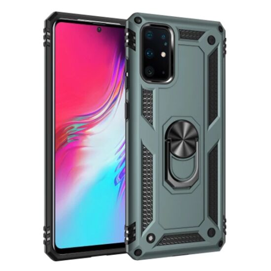 Ally Sm Galaxy S20 Ultra Yüzüklü Kılıf Armor Shockproof Ring kılıf
