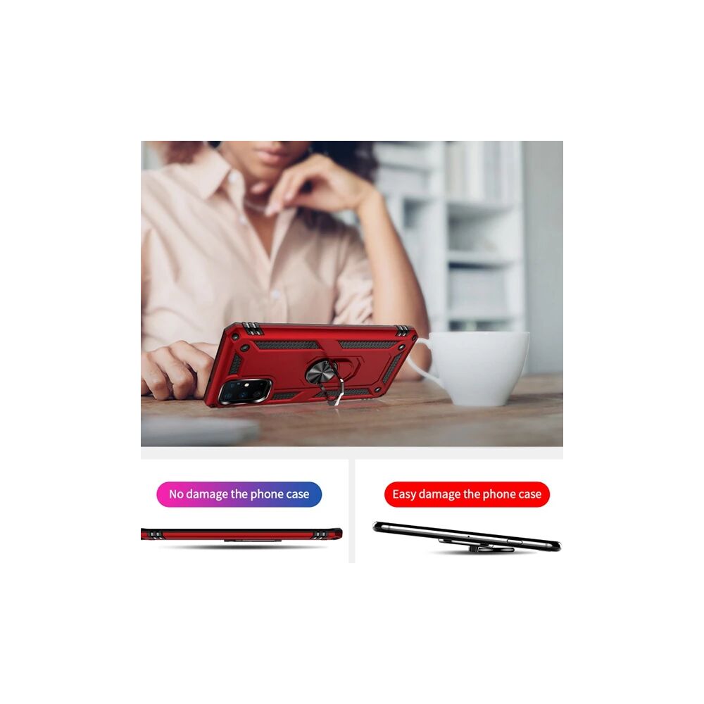 Ally Sm Galaxy S20+ Plus Yüzüklü Kılıf Armor Shockproof Ring kılıf
