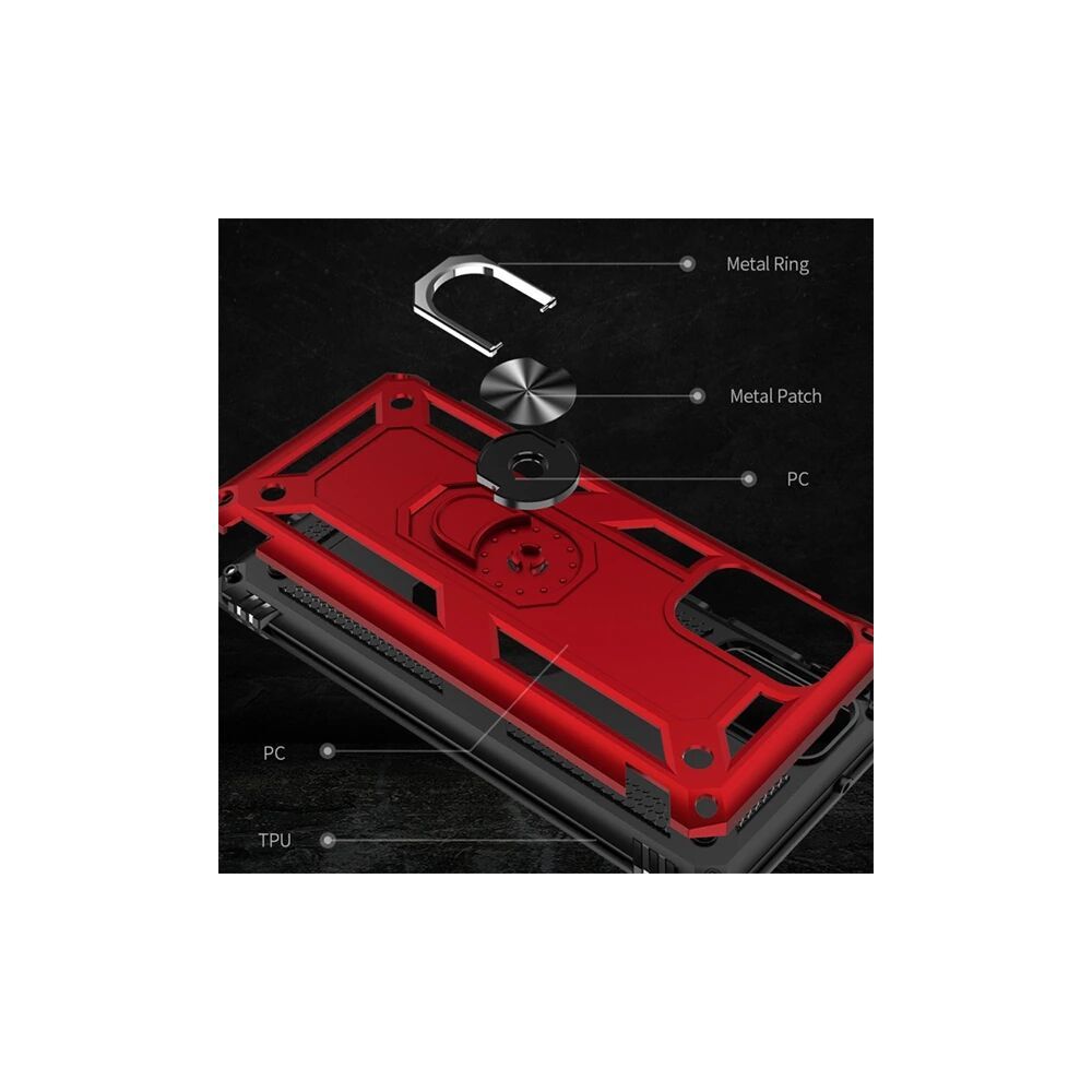 Ally Sm Galaxy S20+ Plus Yüzüklü Kılıf Armor Shockproof Ring kılıf