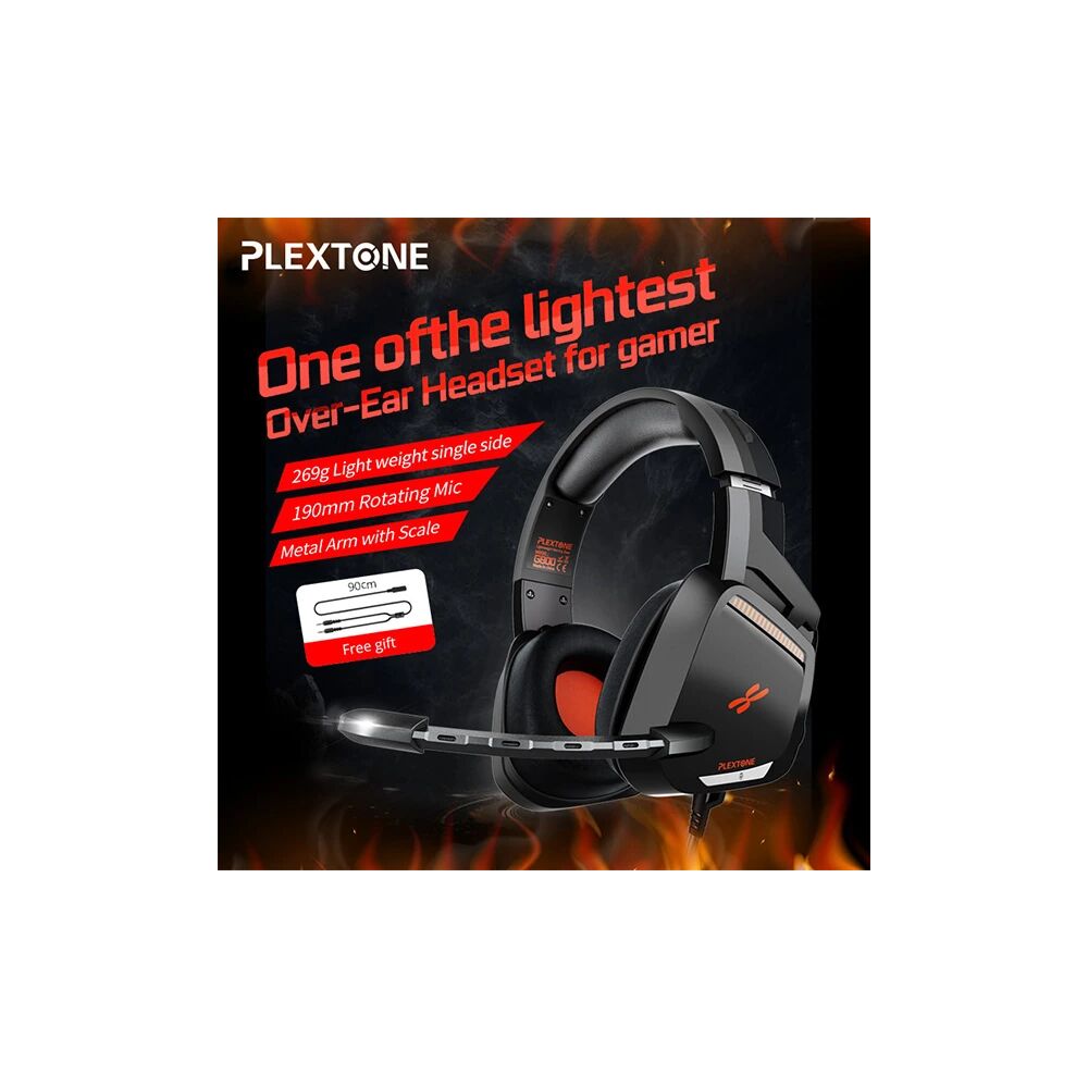 Plextone G800 3.5mm Teleskopik Kablolu Gaming Oyuncu Kulaklığı
