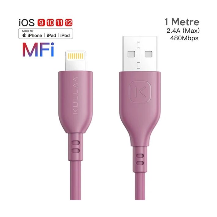 KUULAA 1M MFI Sertifikalı İPhone Usb Şarj kablosu