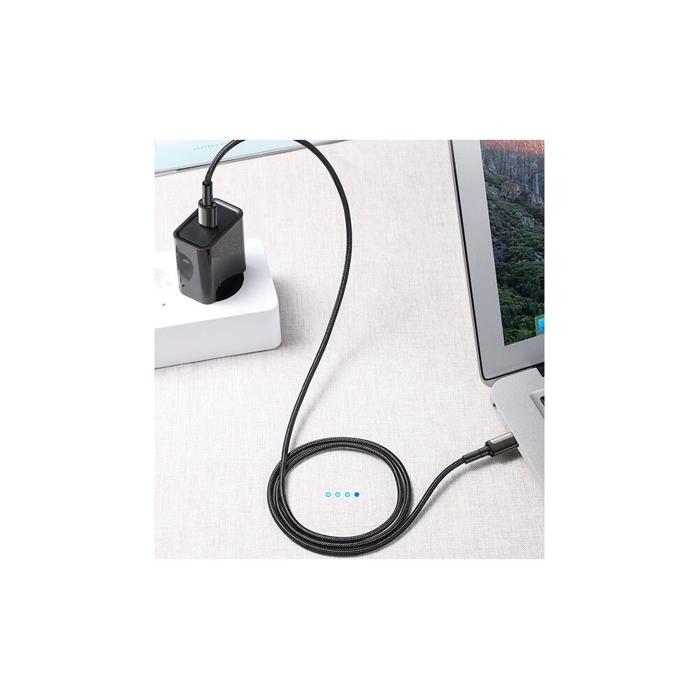 KUULAA Type C Type-C PD 60W QC4.0 Hızlı Şarj ve Data Kablosu 1Metre