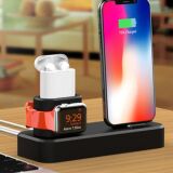 Ally 3in1 Charging Base İPhone+ İwatch+ İPods Silikon Şarj Standı