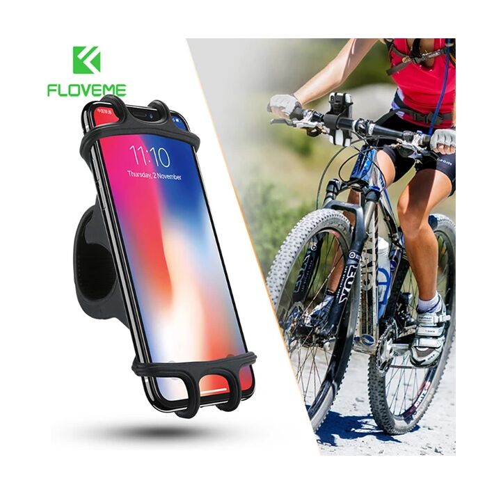 Floveme Universal Sİlikon Bisiklet Motosiklet Telefon Tutucu