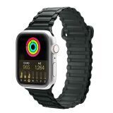 Dux Ducis Apple Watch 42/44/45MM için Manyetik Armor Silikon Kordon Ka
