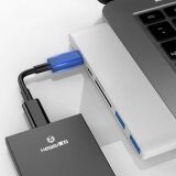 Ally 6 İn1 Usb-C Hub Daul USB 3.0 Type-C Şarj Kart Reader Çoğaltıcı Hu