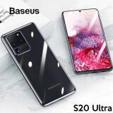 Baseus Simple Case Samsung Galaxy S20Ultra Şeffaf Silikon Kılıf