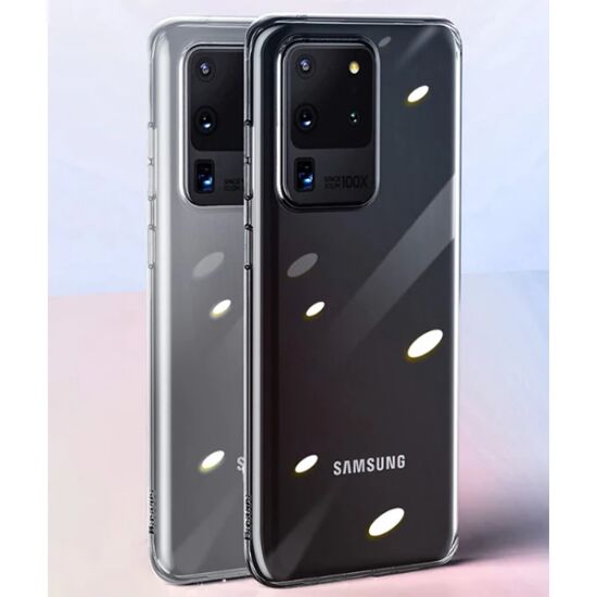 Baseus Simple Case Samsung Galaxy S20Ultra Şeffaf Silikon Kılıf