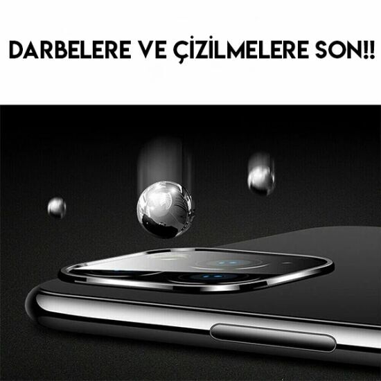 Usams US-BH575 iPhone 11 Pro Tempered Cam Kamera Koruyucu