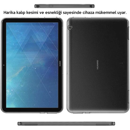 Huawei Mediapad T510.1 Şeffaf Tpu Soft Silikon Kılıf