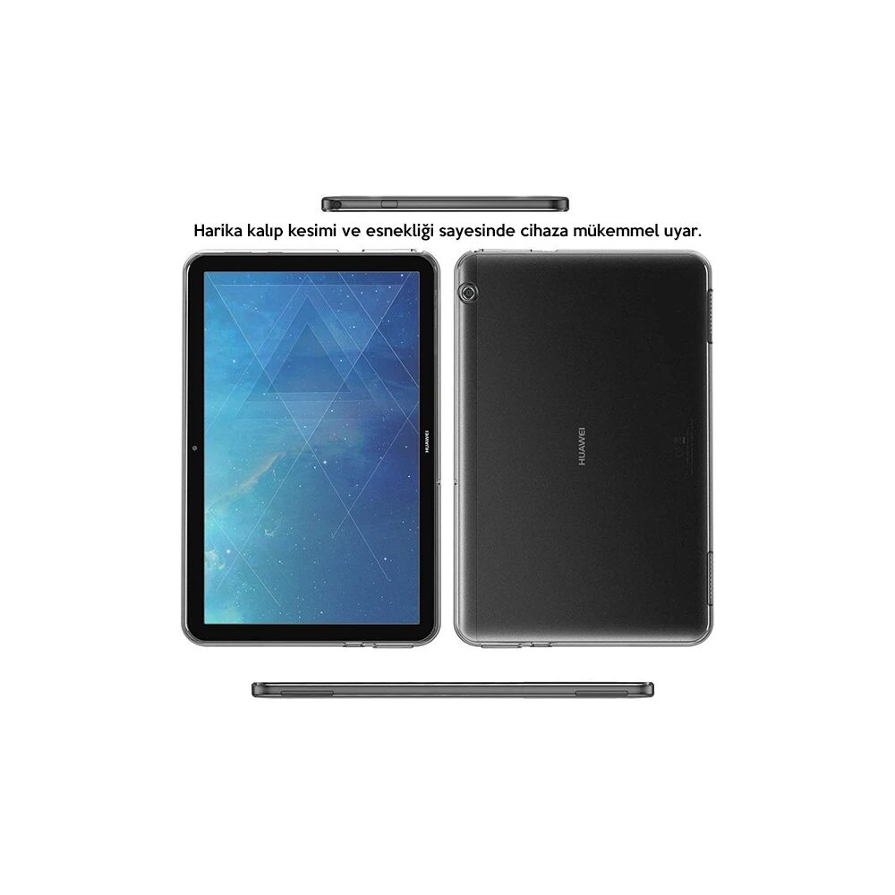 Huawei Mediapad T510.1 Şeffaf Tpu Soft Silikon Kılıf
