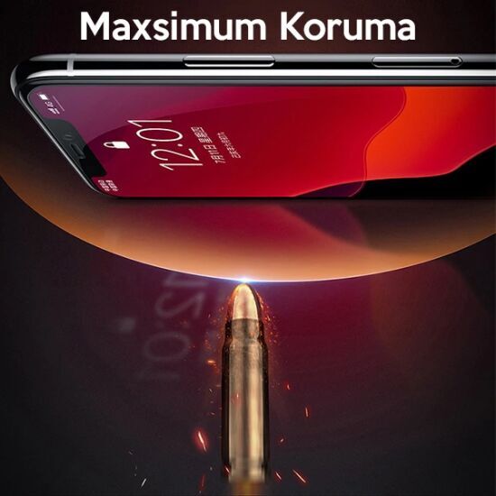 Baseus İPhone 11 Pro- X-XS 0.3mm Ful Tempered Cam Ekran Koruyucu 2 Ade