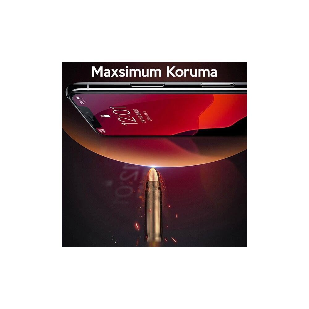 Baseus İPhone 11 Pro- X-XS 0.3mm Ful Tempered Cam Ekran Koruyucu 2 Ade
