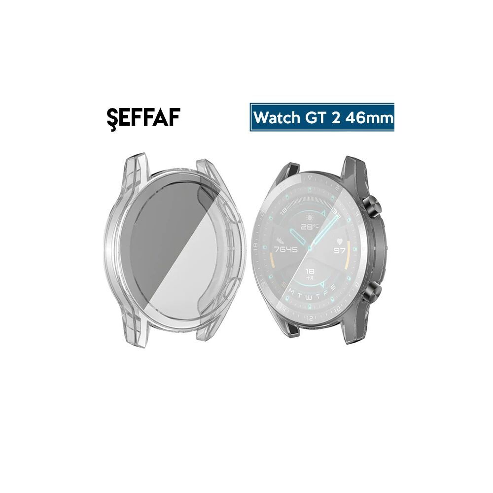 Ally Huawei Watch GT2 46mm 360 Koruma Ultra İnce Silikon Kılıf