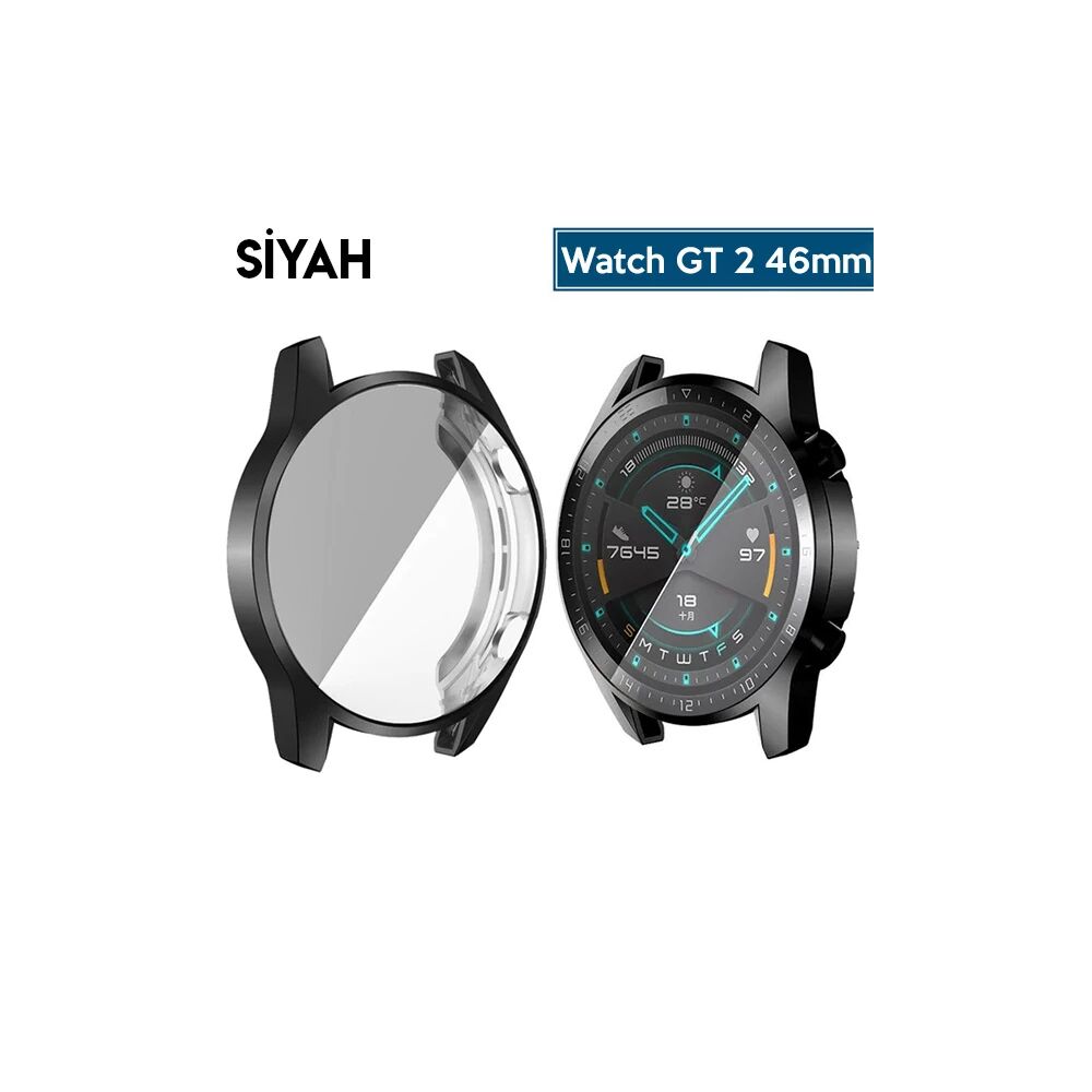 Ally Huawei Watch GT2 46mm 360 Koruma Ultra İnce Silikon Kılıf