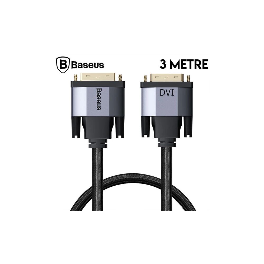 Baseus Enjoyment Series DVI TO DVI HDTV Projector Kablo 3 Metre