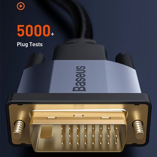 Baseus Enjoyment Series DVI TO DVI HDTV Projector Kablo 1 Metre