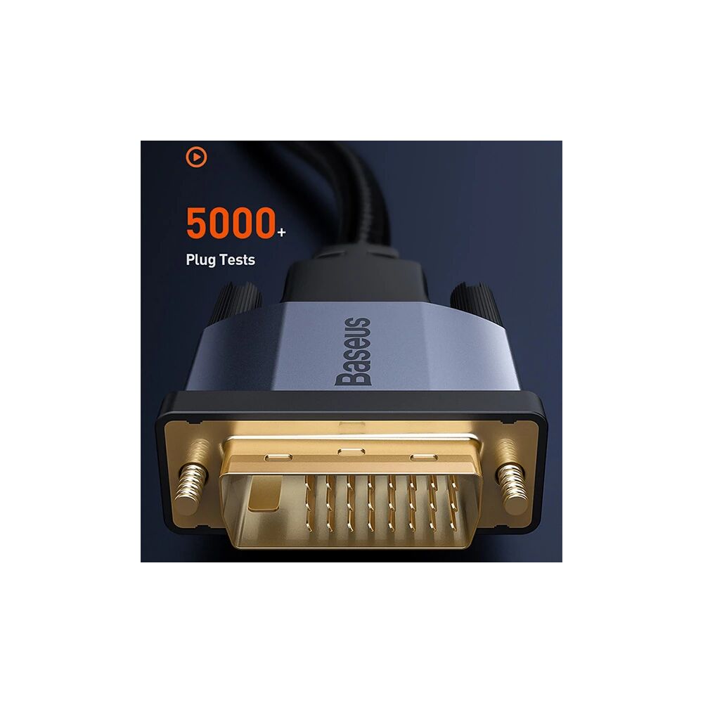 Baseus Enjoyment Series DVI TO DVI HDTV Projector Kablo 1 Metre