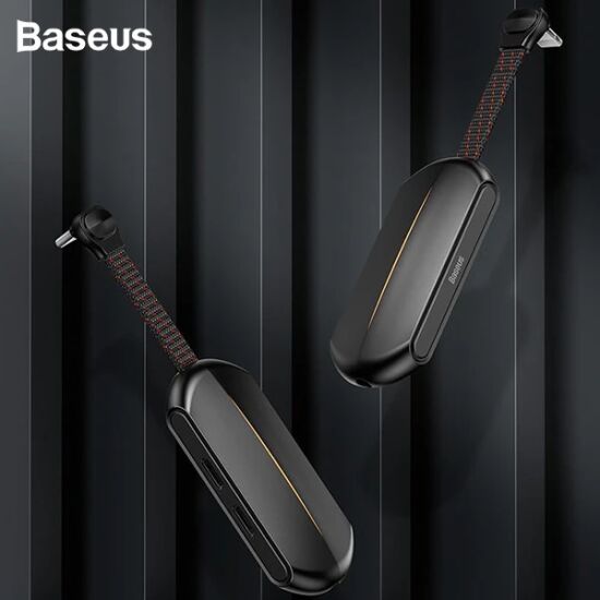 Baseus L47 3in1 2X iPhone Lightning başlık Ve 3.5mm Kulaklık Çıkışlı Ş